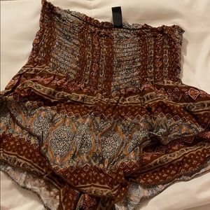 Patterned Flowy Shorts